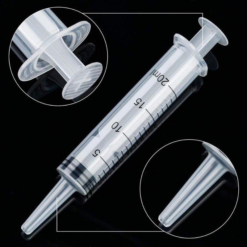 AKIRO 20Pcs Empty Refillable 10ml Mini Clear Lip Gloss Balm Cosmetic Containers With Syringe for DIY Lip Gloss - Image 2